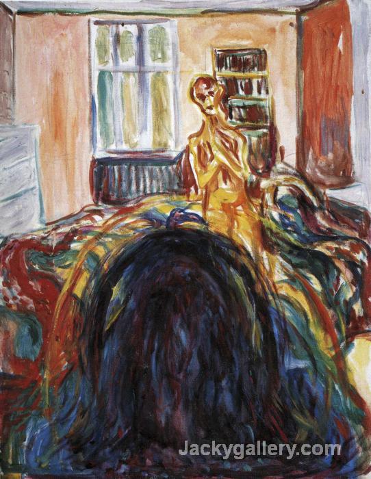 Self-Portrait During the Eye Disease I by Edvard Munch paintings reproduction